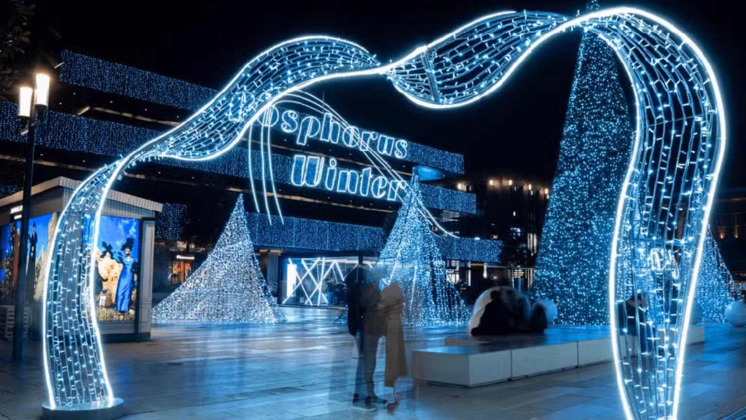 Grand Commercial Festive Lighting Display